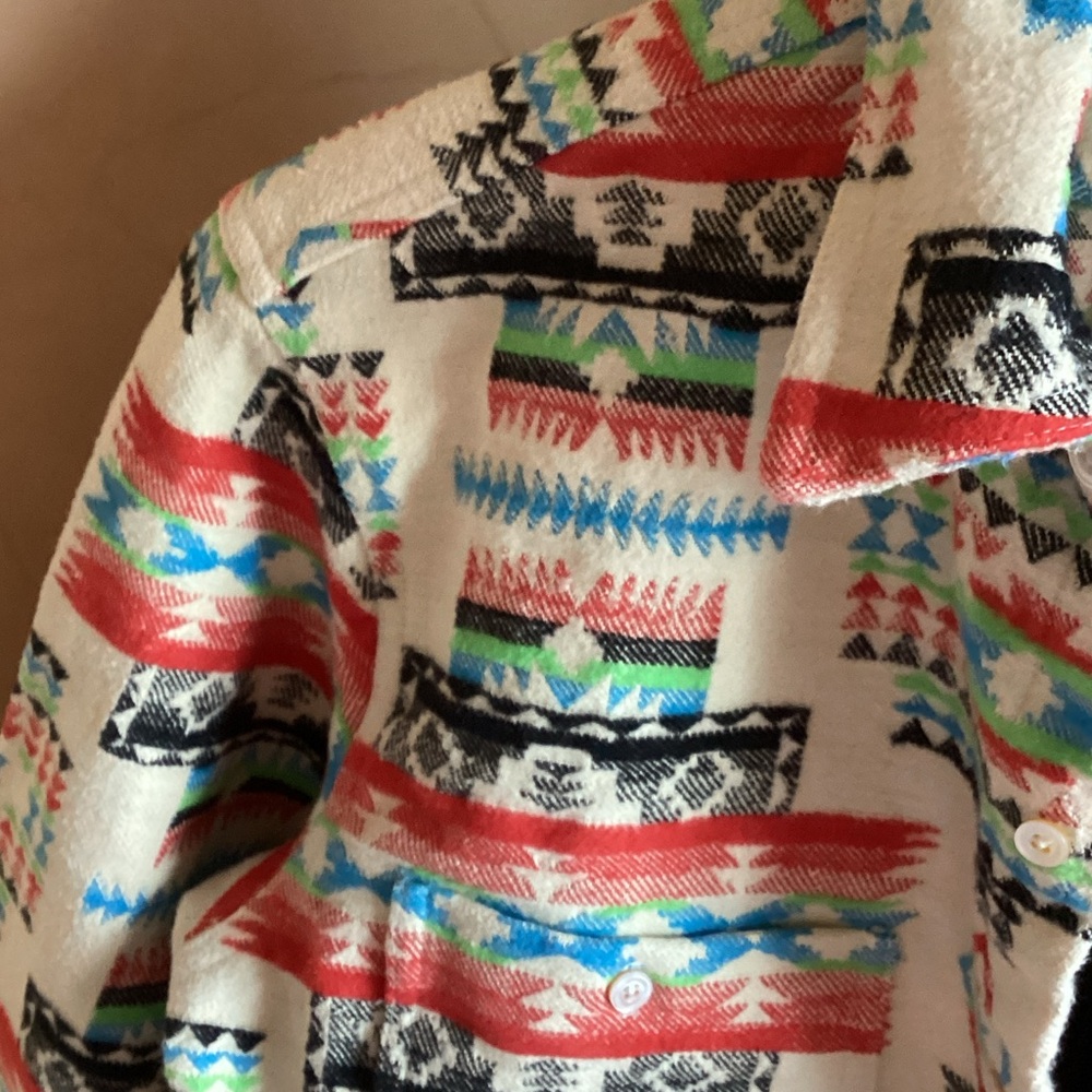 Gustin Multicolor Pattern Shirt Jacket - image 2